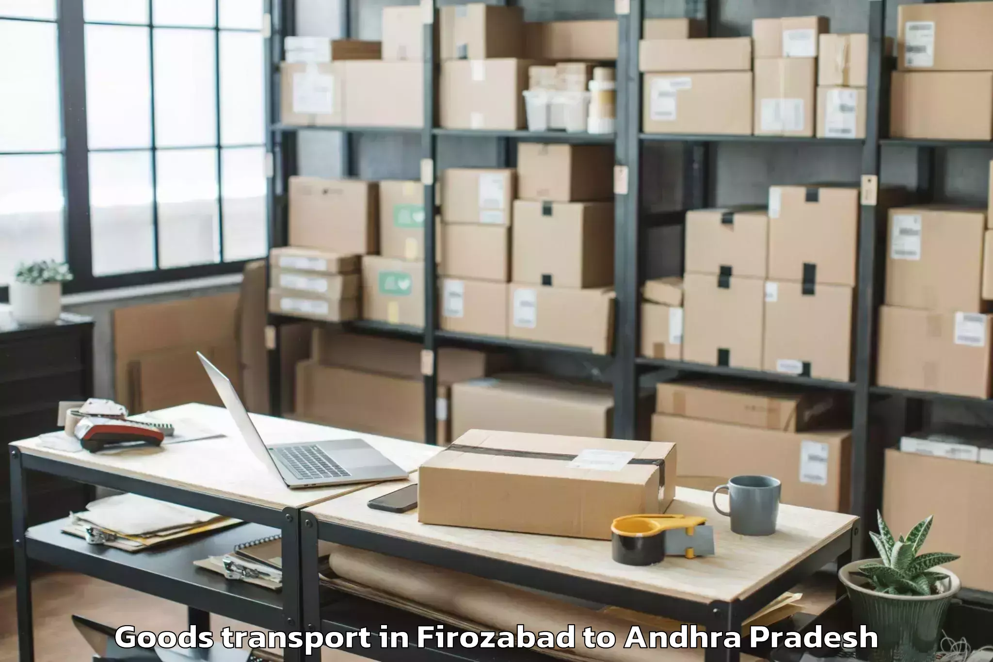 Expert Firozabad to Roddam Goods Transport